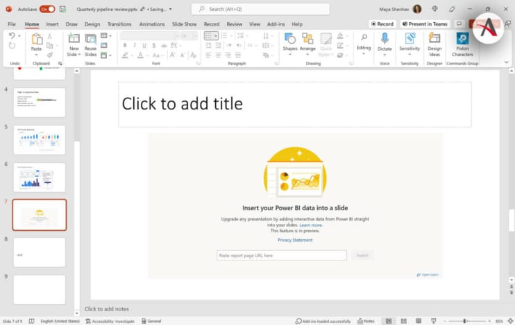 Beneficios de integrar Power BI en PowerPoint