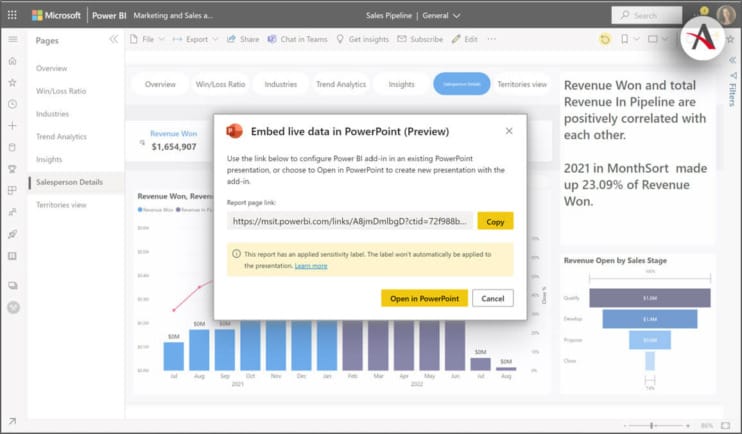 Beneficios de integrar Power BI en PowerPoint
