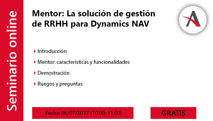 Mentor: La solución de gestión de RRHH para Dynamics NAV