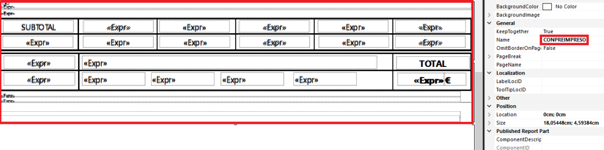 Rectangular/square Rdlc La importancia de los rectángulos en Microsoft RDLC