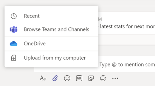 Adjuntar documento en una reunión de Microsoft Teams