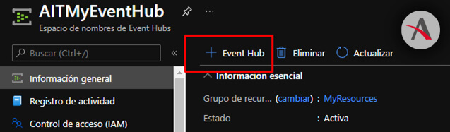 Crear-el-event-hub
